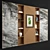 Wood and Marble Shelf 3D model small image 1