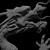 Chinese Dragon Bas-relief 3D model small image 2