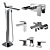 NEWARC Life Series Faucets 3D model small image 1