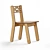 Module Birch Plywood Chair 3D model small image 1