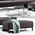 AVALANCHE | Upholstered 3-Seater Sofa 3D model small image 2