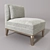 Elegant Simpson Armchair 3D model small image 1