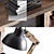 Loft Workspace Set | Desk, Chair, Lamp 3D model small image 3