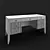 Cherry Veneer Writing Desk by Fratelli Barri 3D model small image 2