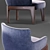 Elegant Molteni & C Chelsea Armchair 3D model small image 2