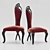 Elegant Evita Dining Chair 3D model small image 2