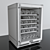 Marvel 61WCM: Undercounter 45-Bottle Wine Cooler 3D model small image 3