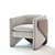 West Elm Thea Chair: High-quality 3D Model 3D model small image 3
