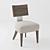 Bernhardt Mosaic Side Chair: Modern Elegance in Your Space 3D model small image 1