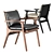 Ren Dining Armchair: Stellar Works, Space Copenhagen Design 3D model small image 4