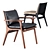 Ren Dining Armchair: Stellar Works, Space Copenhagen Design 3D model small image 5