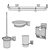 Newarc Idea Bathroom Accessories Set 3D model small image 3