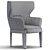 Elegant Comfort: Molteni & C Chelsea Armchair 3D model small image 3