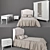 Elegant Buongiorno Bedroom Set 3D model small image 1