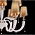 Regal Blue and Gold Chandelier 3D model small image 2