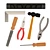 6-Piece Tools Set 3D model small image 2