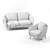 Hanna Sofa Chair - Modern Comfort 3D model small image 3