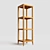 Module M1340-4 Oak Shelf 3D model small image 1