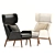 Luxury Fendi Casa Hermann Armchair 3D model small image 1