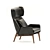 Luxury Fendi Casa Hermann Armchair 3D model small image 2