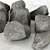 Majestic Stone Polygon Collection 3D model small image 2