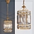 Bronze ArtDeco Pendant: Vintage Charm for Modern Spaces 3D model small image 1