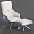 Luxurious Kensington High Back Armchair 3D model small image 3