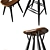 Artek Pirkka Stools: Iconic Finnish Design 3D model small image 2