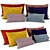 Versatile Stylish Accent Pillows 3D model small image 1