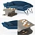 Formitalia Aston Martin Set: Sofa & Side Table 3D model small image 1