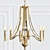 Elegant Evington Chandelier by Feiss 3D model small image 1