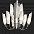 Stunning Stella 9-Light Chandelier 3D model small image 1