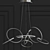 Et2 Ringer Chandelier: Elegant Illumination 3D model small image 1