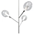 Modern Sprout Pear Chandelier 3D model small image 1