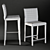 Modern Folio Bar Stool: Realistic 3D Model 3D model small image 3