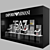 Sleek Emporio Armani Display 3D model small image 1