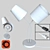 EGLO Anodized Aluminum Table Lamp 3D model small image 3