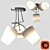 EGLO Anodized Aluminum Chandelier 3D model small image 2