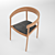 Modern George Armchair: Stylish and High-Quality 3D model small image 2