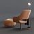 Babila 2789: Stylish Upholstered Armchair 3D model small image 2