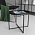 Ikea wire base chair & shelf set 3D model small image 3