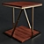 Elegant Renaissance Side Table 3D model small image 1