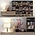 Sleek Book Wardrobe 3D model small image 1