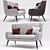 Modern Baxter Dolly Sofa 3D model small image 2