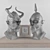 3D Sculpture Decoration Set 3D model small image 2