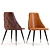 Urban Desire Brown Chair | Stylish Polyurethane Coated Seat 3D model small image 1