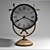 Elegant Howard Miller Desk Clock 3D model small image 2