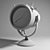 Elegant Howard Miller Desk Clock 3D model small image 3