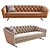 Stylish Borzalino New Kap Sofa 3D model small image 1