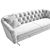 Stylish Borzalino New Kap Sofa 3D model small image 3